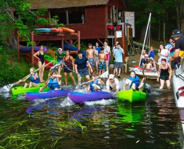 Camp Quinebarge Kayaking